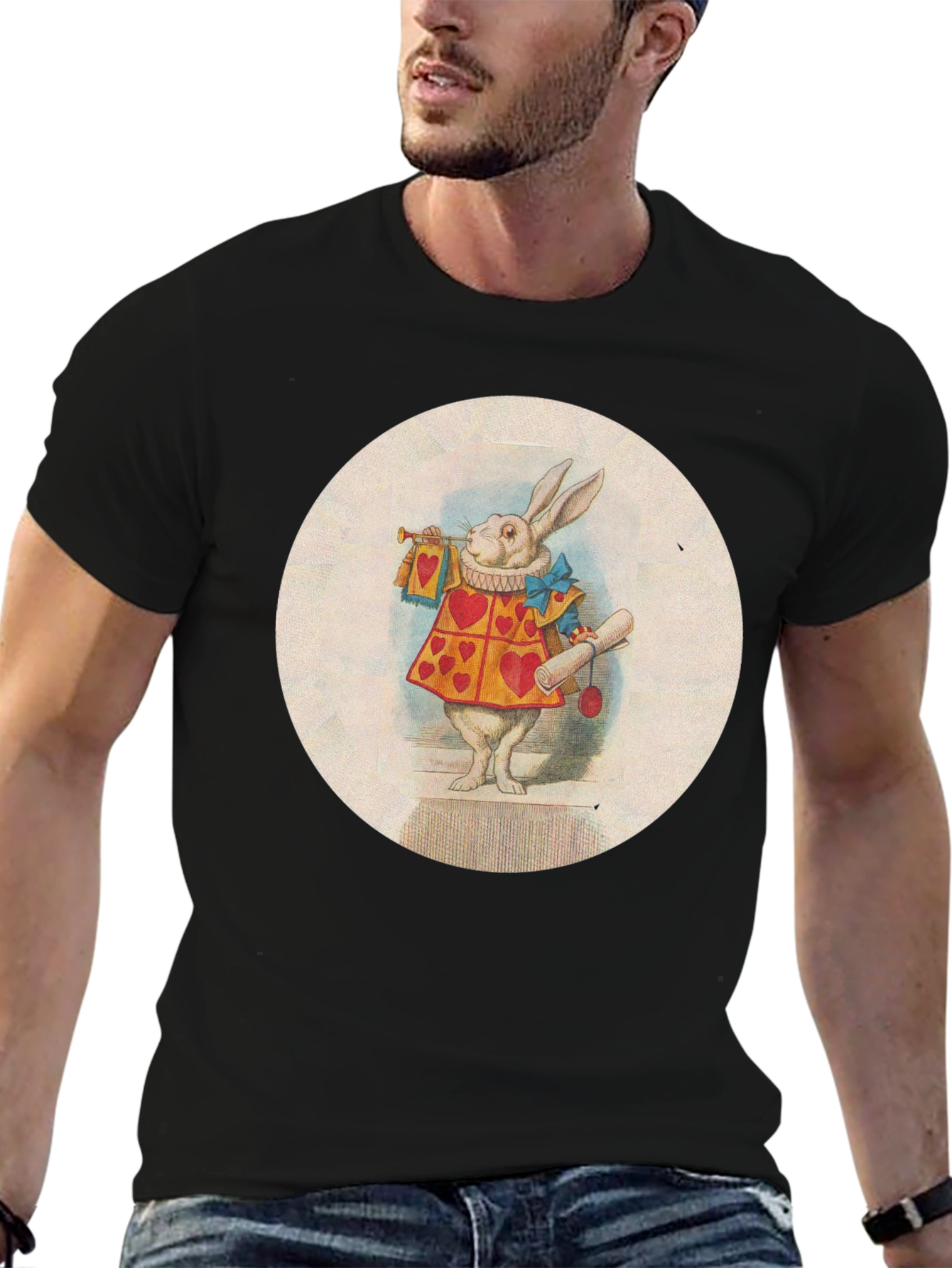 White Rabbit T-Shirt - Wonderland Style