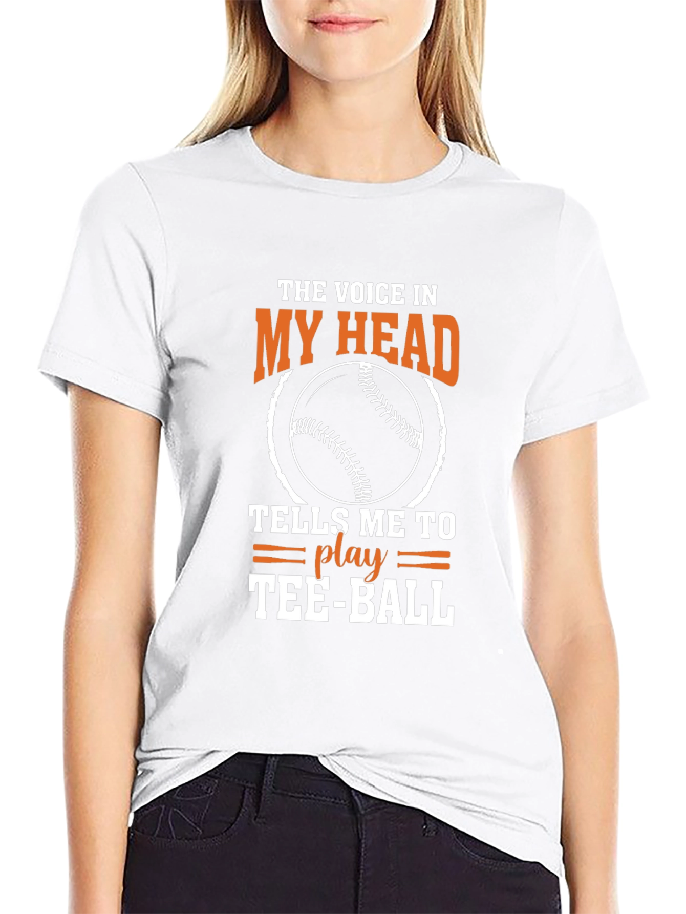 The Voice In My Head Tee-Ball T-Shirt