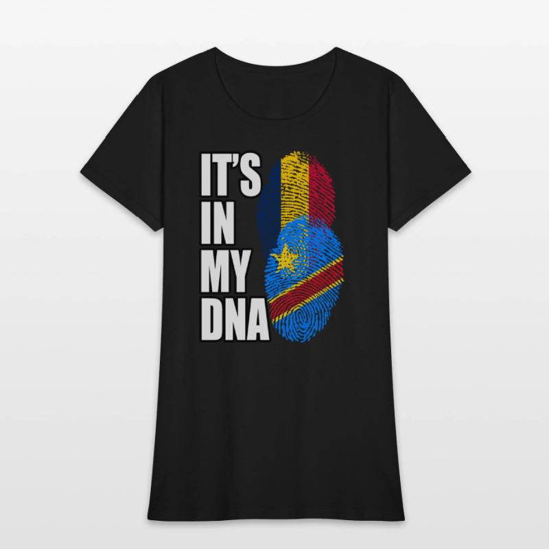 Chadian And Congolese Mix Heritage DNA Flag