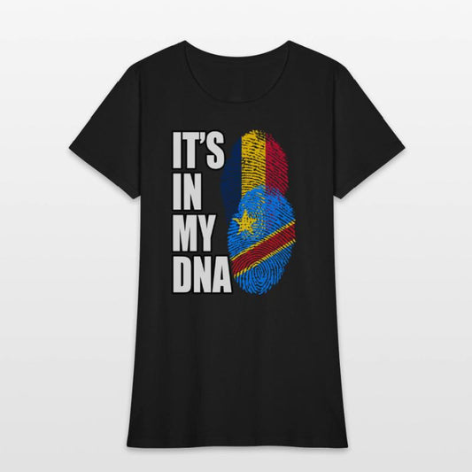 Chadian And Congolese Mix Heritage DNA Flag