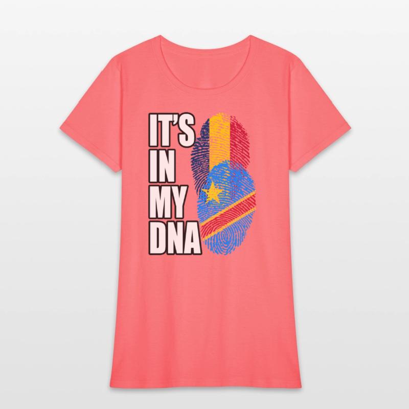 Chadian And Congolese Mix Heritage DNA Flag