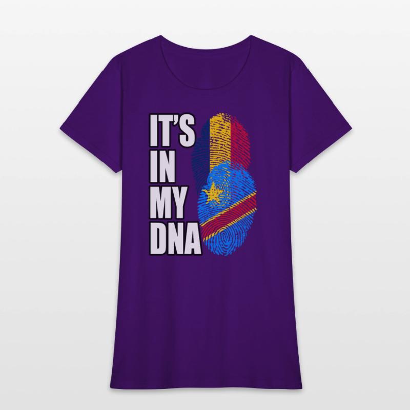 Chadian And Congolese Mix Heritage DNA Flag