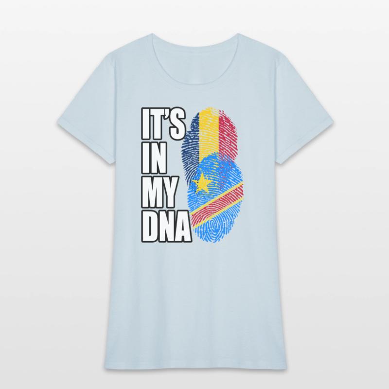 Chadian And Congolese Mix Heritage DNA Flag