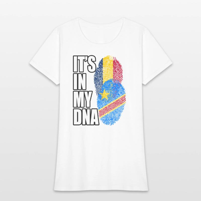 Chadian And Congolese Mix Heritage DNA Flag