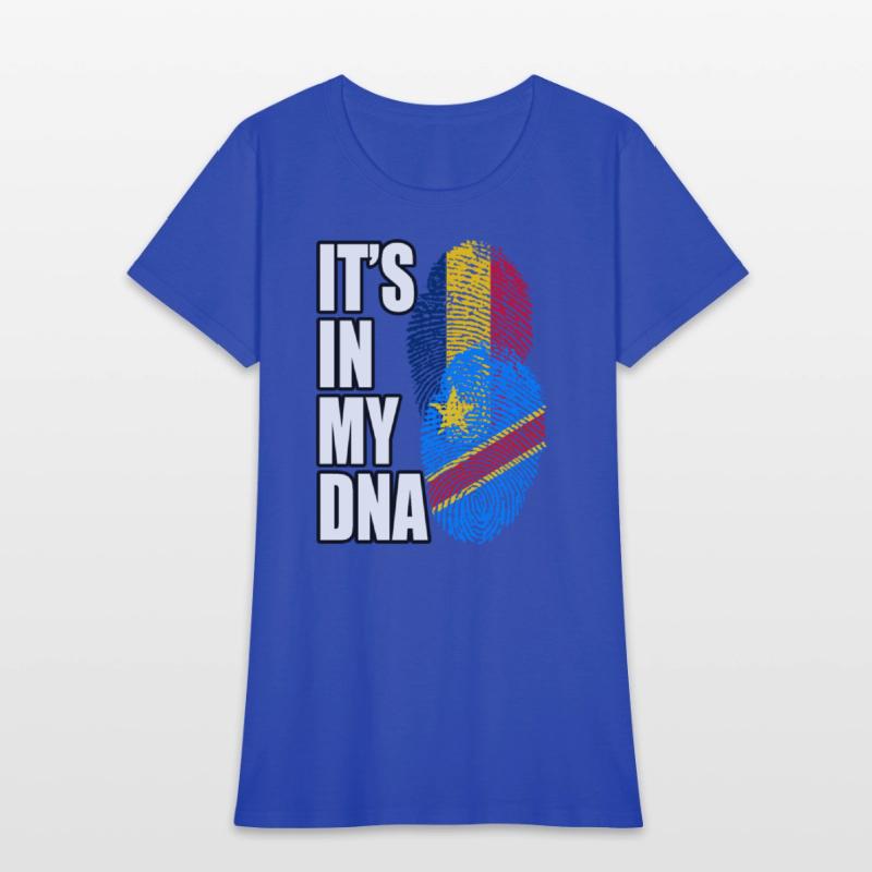 Chadian And Congolese Mix Heritage DNA Flag