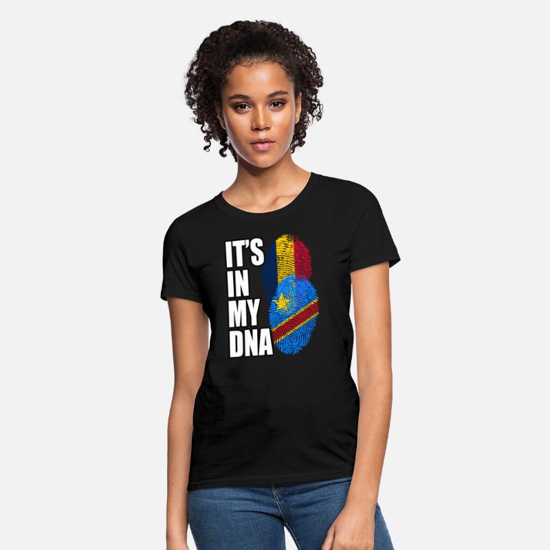 Chadian And Congolese Mix Heritage DNA Flag