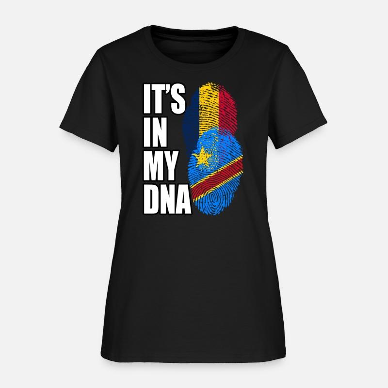 Chadian And Congolese Mix Heritage DNA Flag