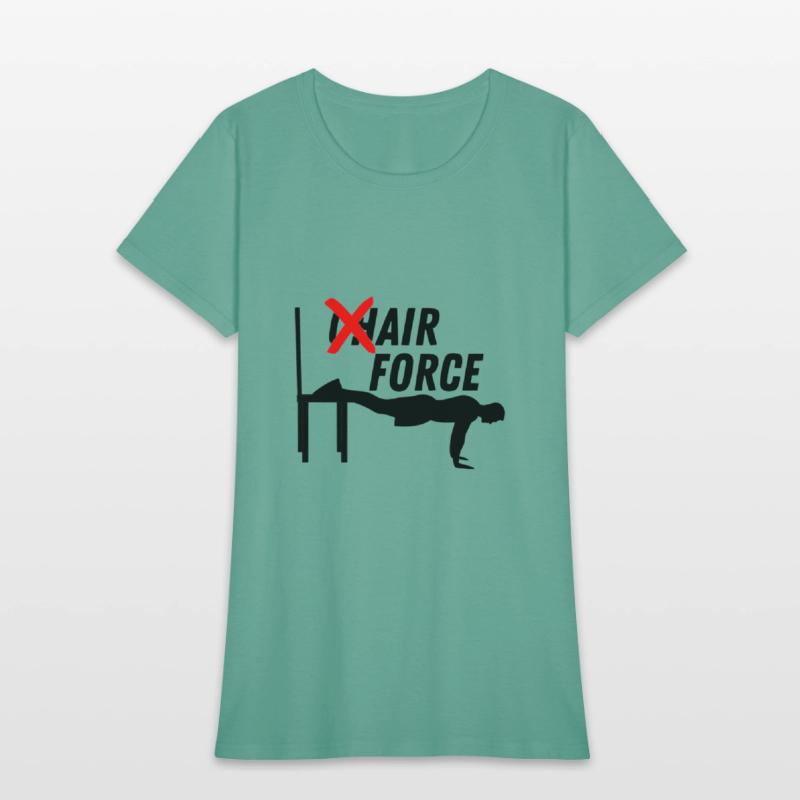 Chair Force Black letters