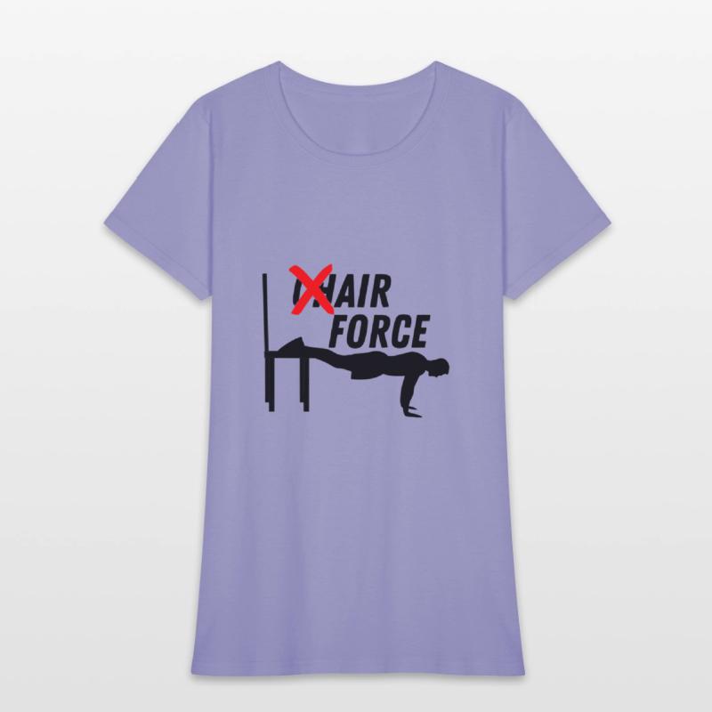 Chair Force Black letters