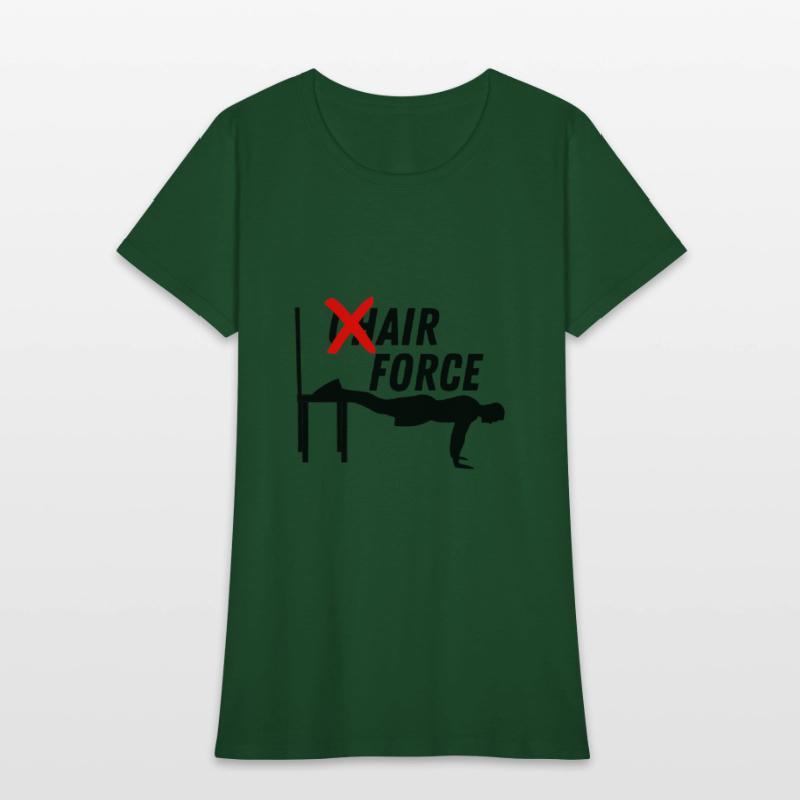 Chair Force Black letters