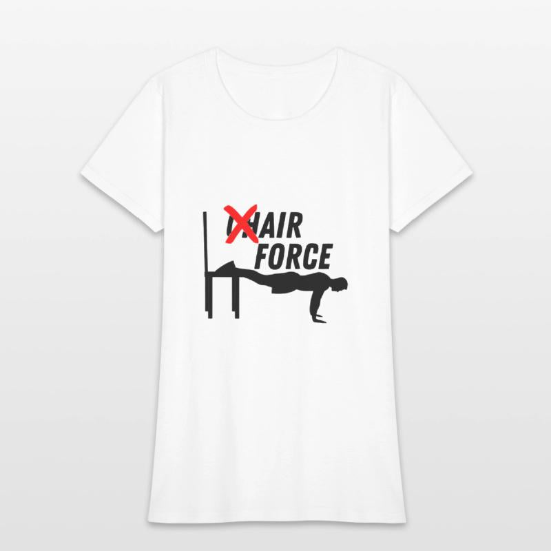Chair Force Black letters