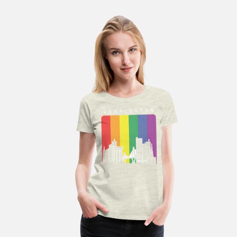 Charleston City Rainbow Flag Gay Pride