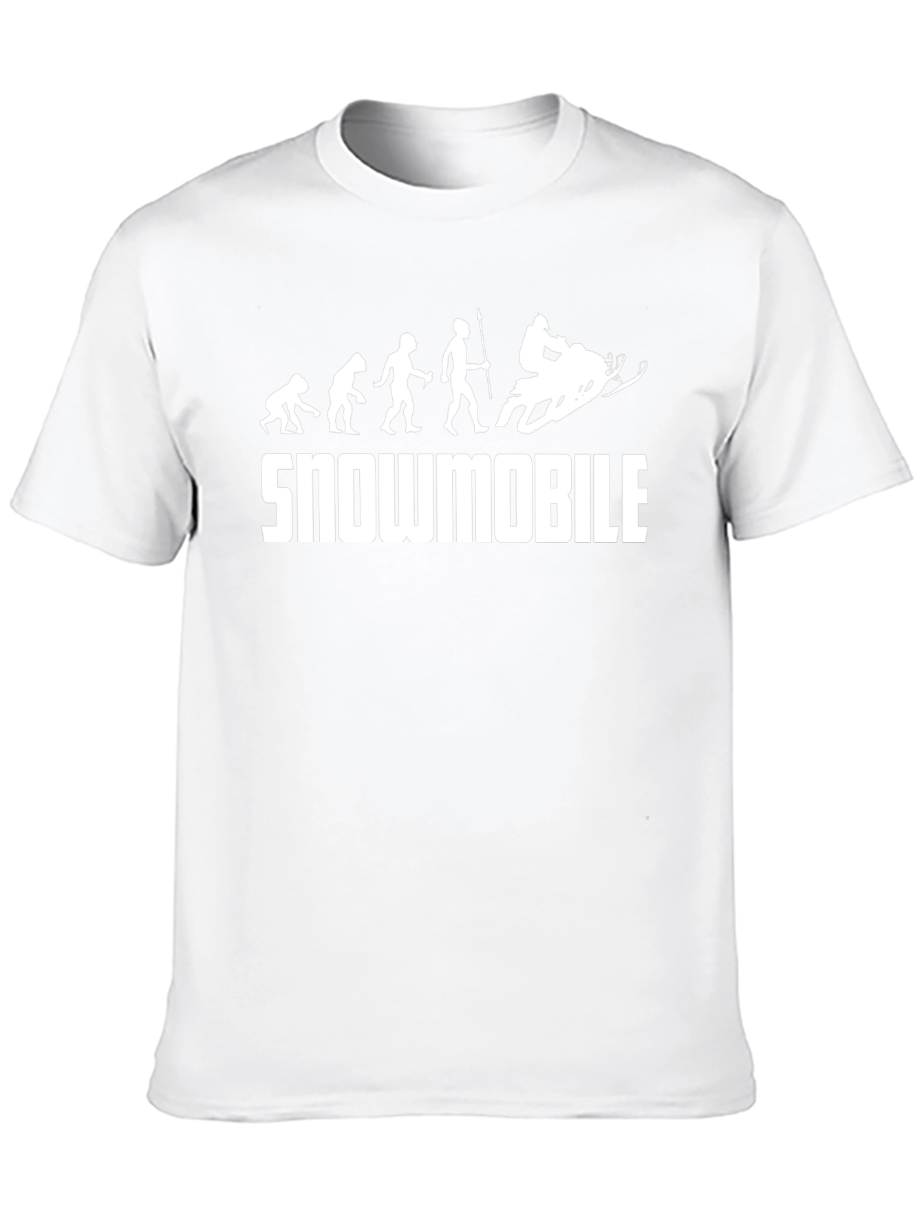 Snowmobile Evolution Graphic T-Shirt
