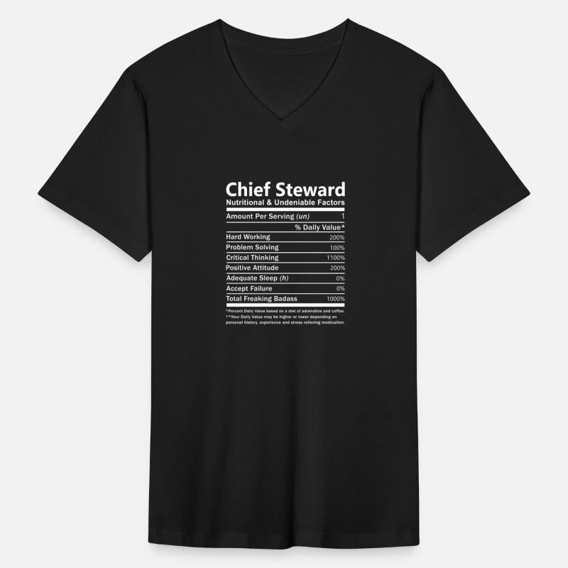 Chief Steward T Shirt - Nutritional And Undeniable