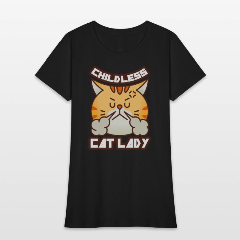 childless cat lady shirt