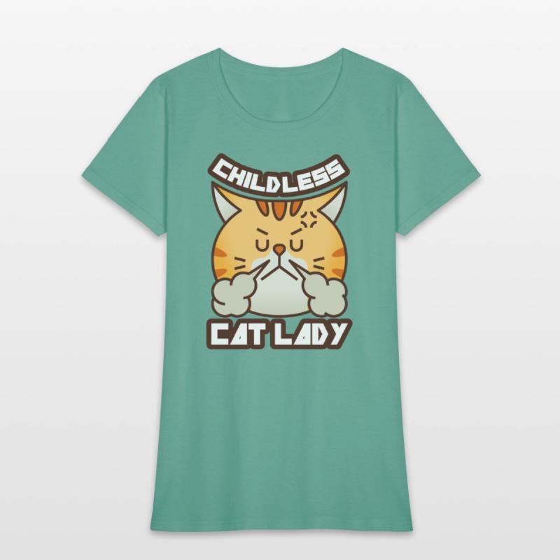 childless cat lady shirt