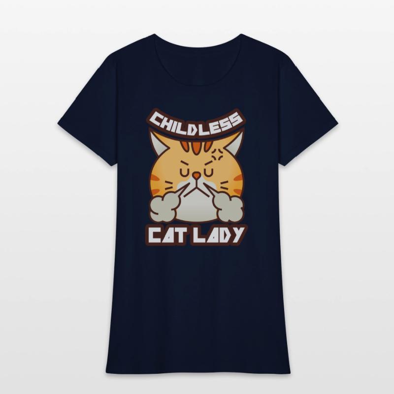 childless cat lady shirt