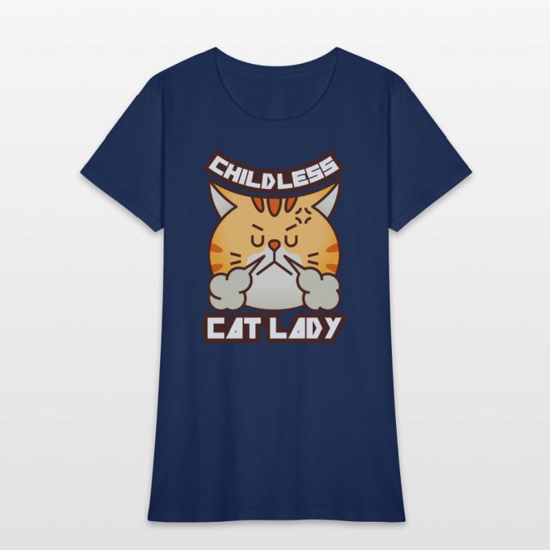 childless cat lady shirt
