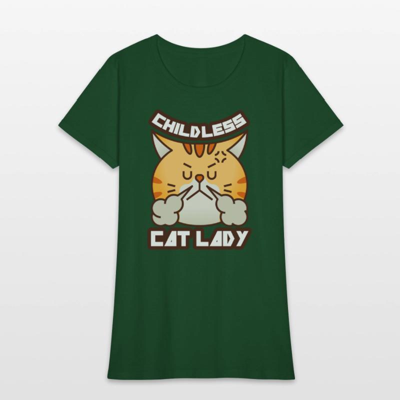 childless cat lady shirt