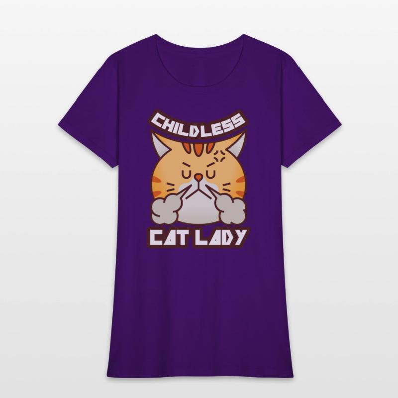 childless cat lady shirt