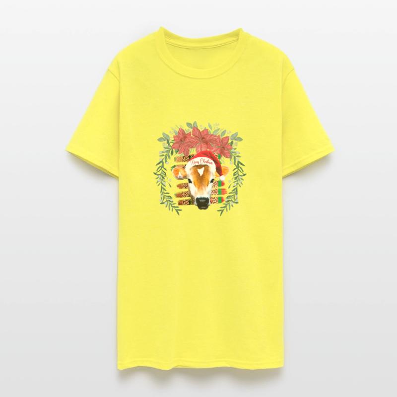 Christmas Cow Wreath