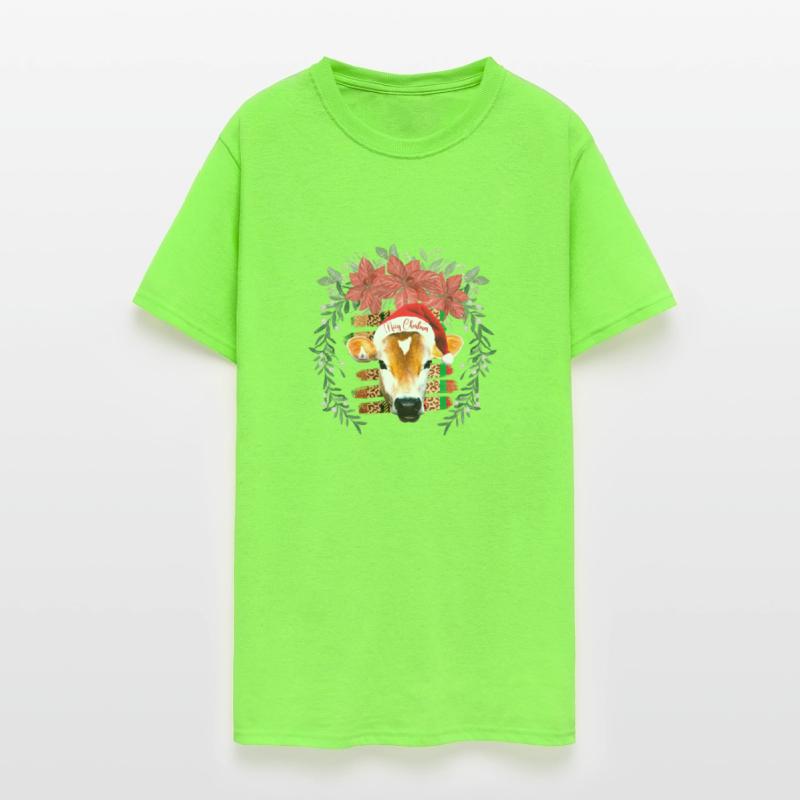 Christmas Cow Wreath