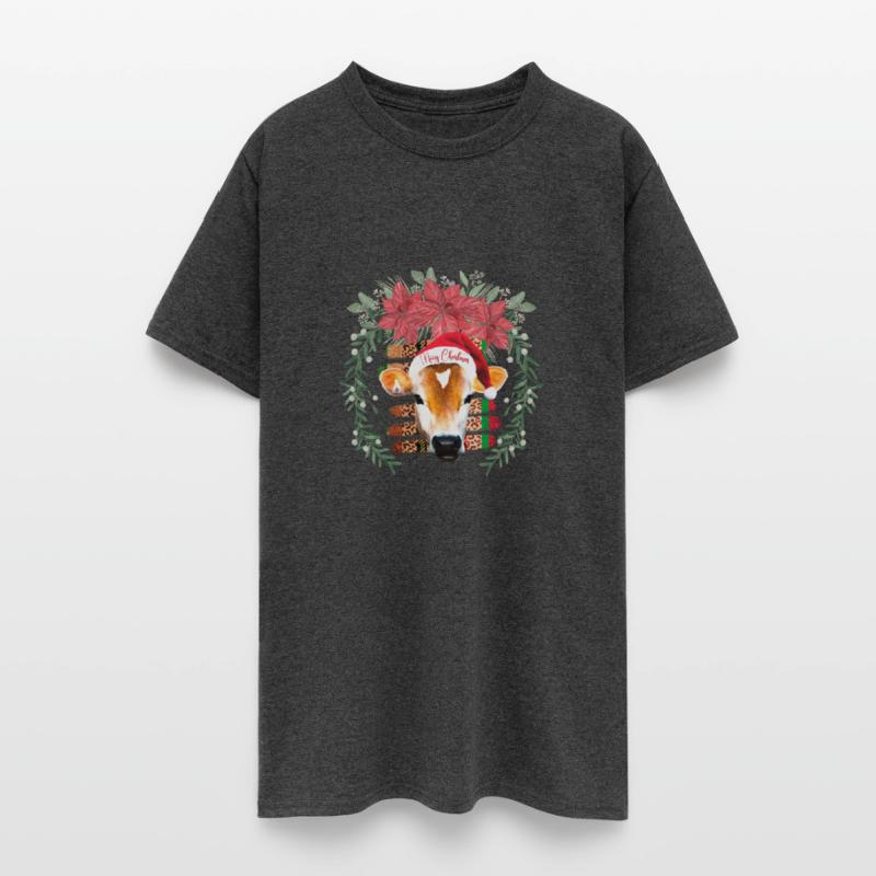 Christmas Cow Wreath