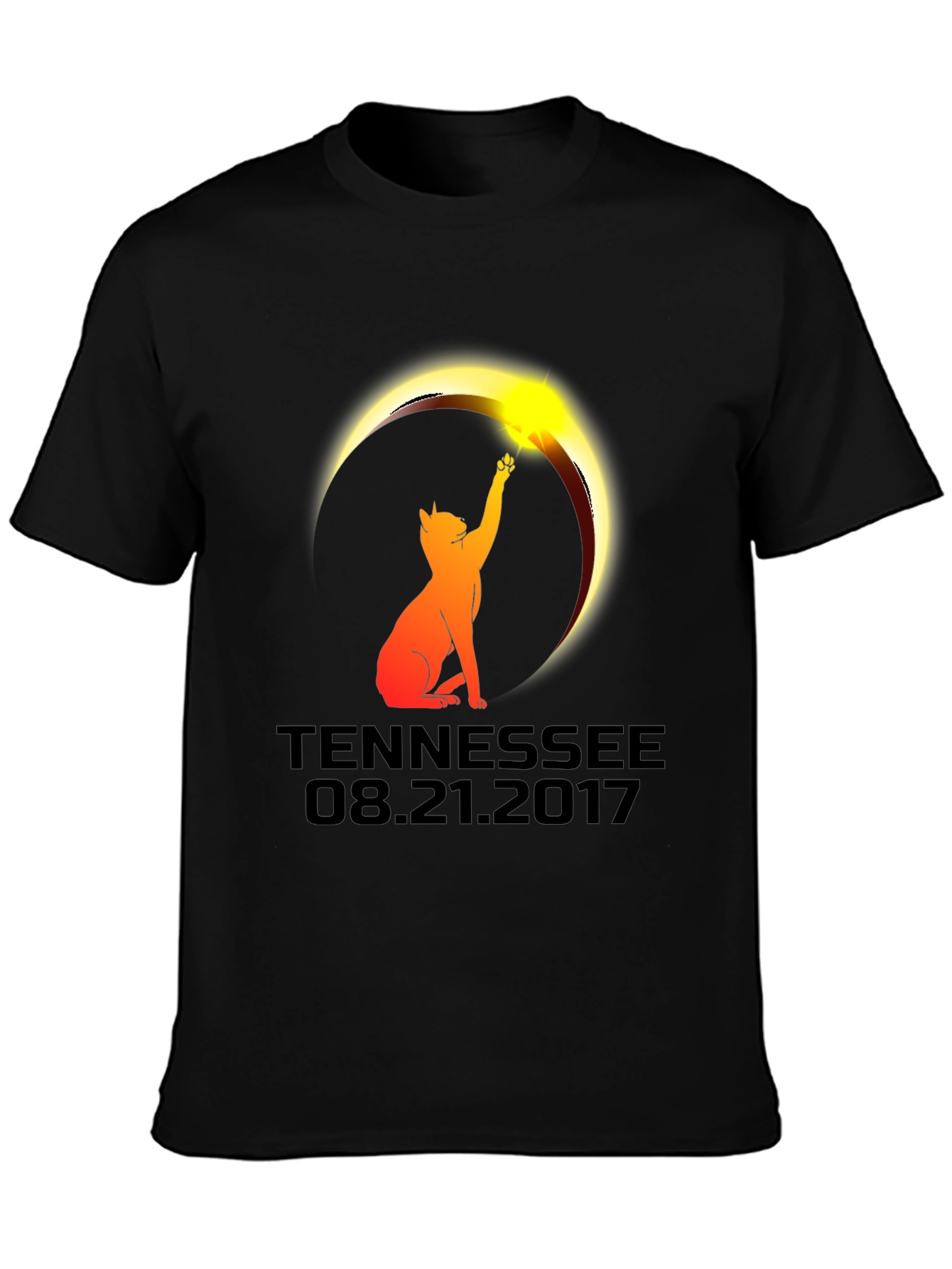 Tennessee Eclipse Cat Graphic Tee