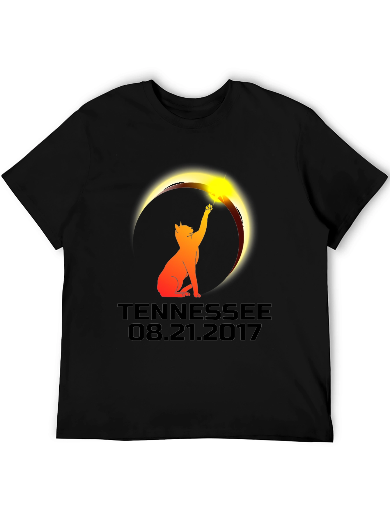 Tennessee Eclipse Cat Graphic Tee