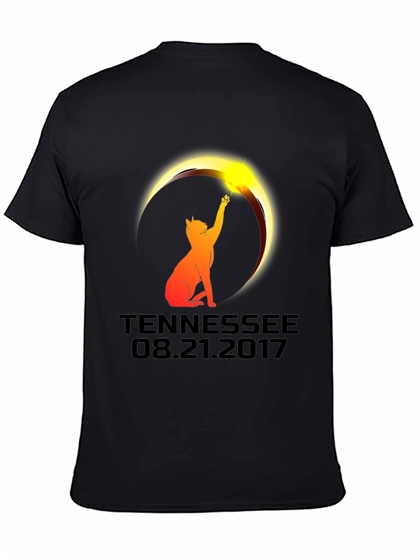 Tennessee Eclipse Cat Graphic Tee