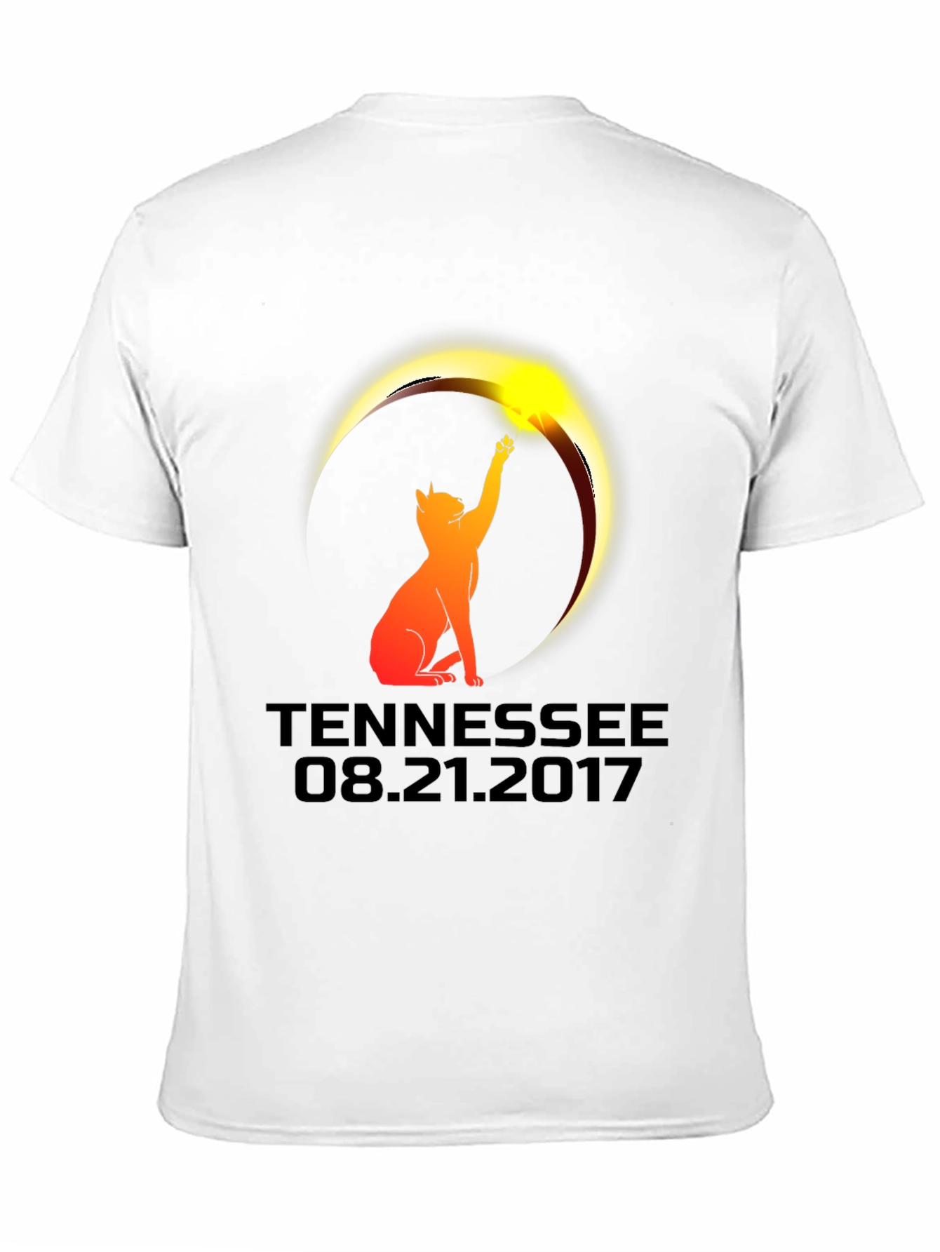 Tennessee Eclipse Cat Graphic Tee