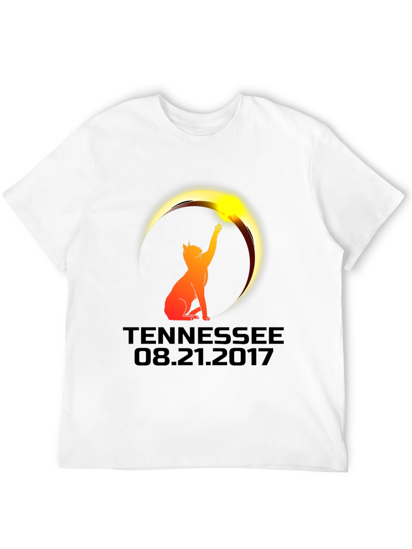 Tennessee Eclipse Cat Graphic Tee