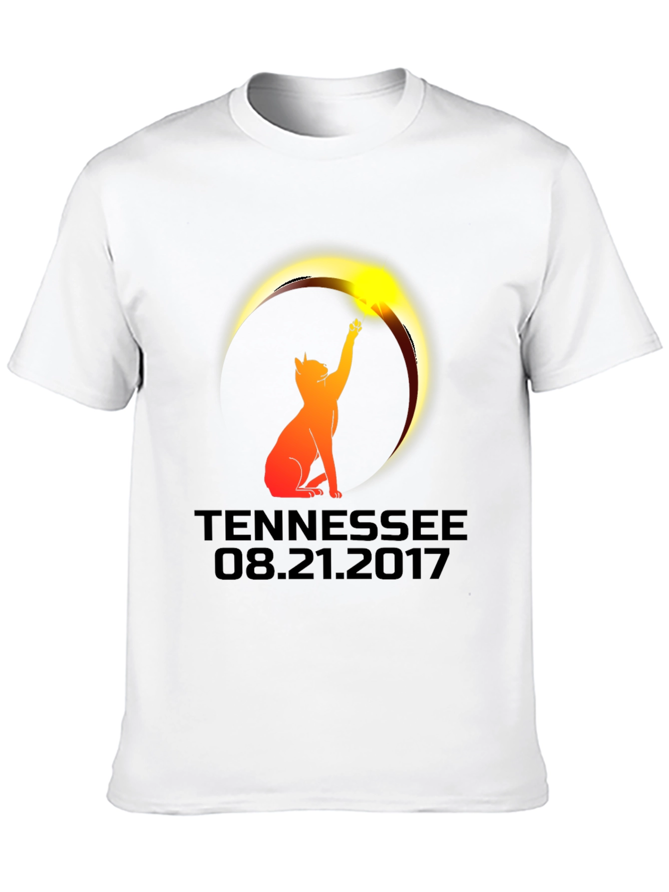 Tennessee Eclipse Cat Graphic Tee
