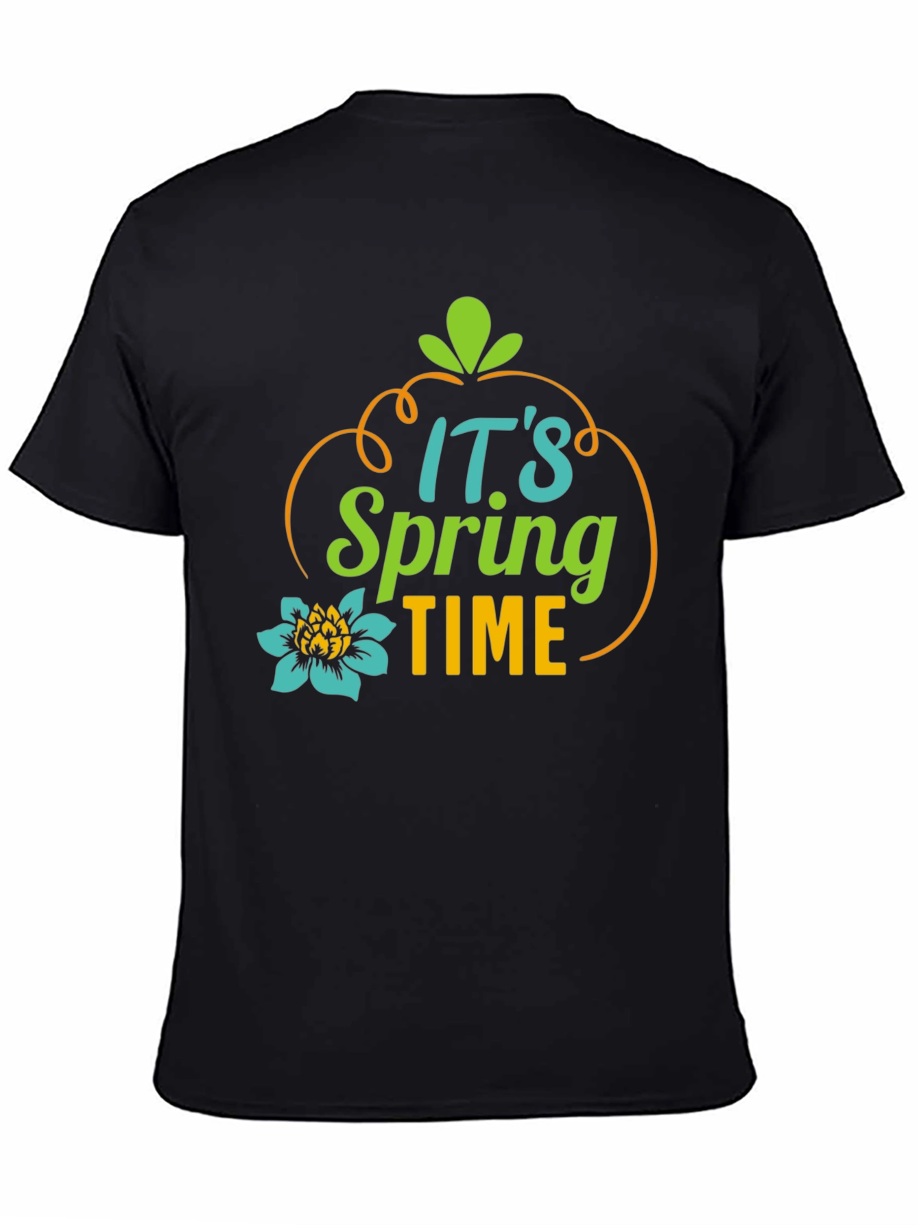 Its Spring Time T-Shirt - Black