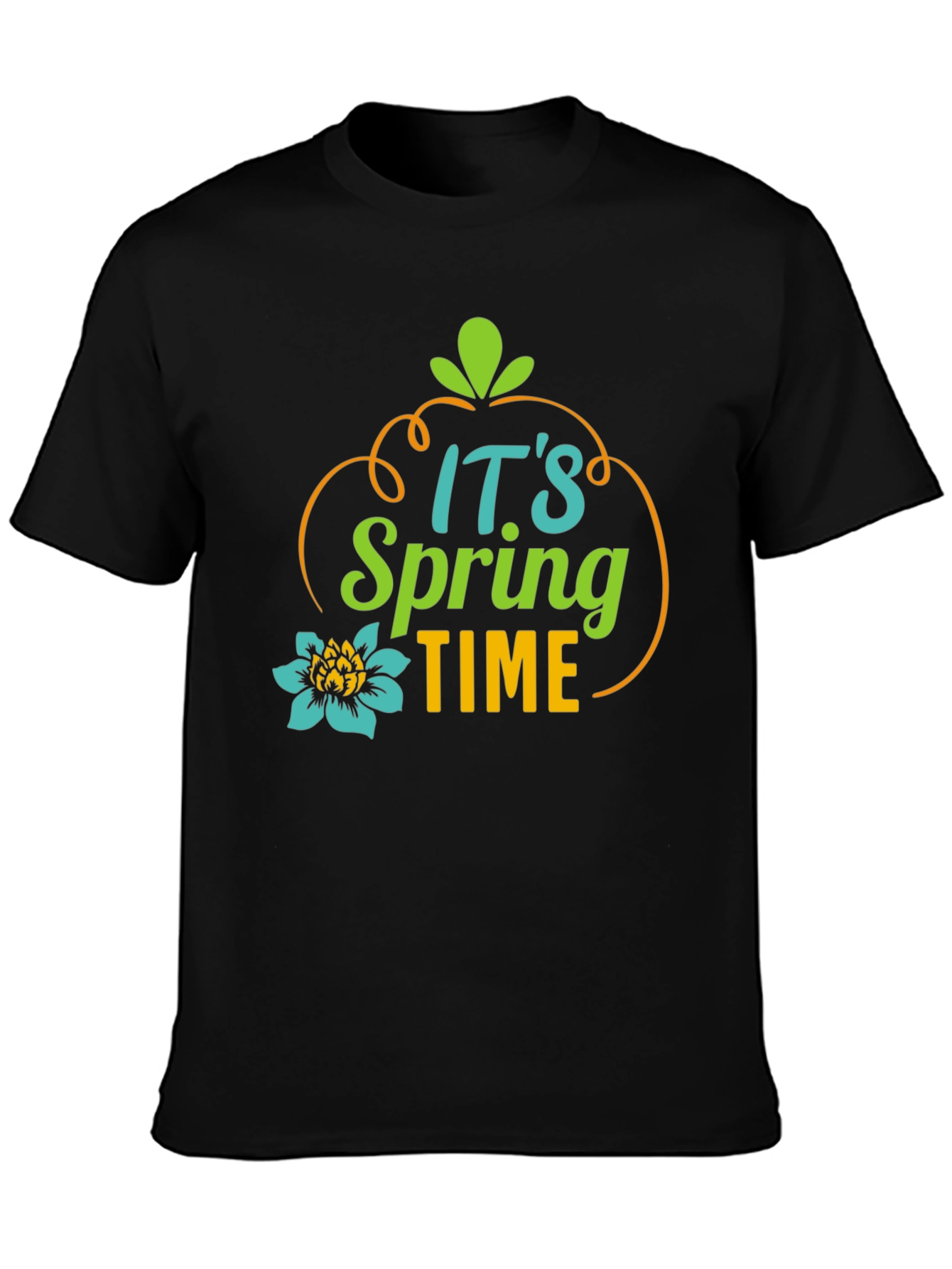Its Spring Time T-Shirt - Black