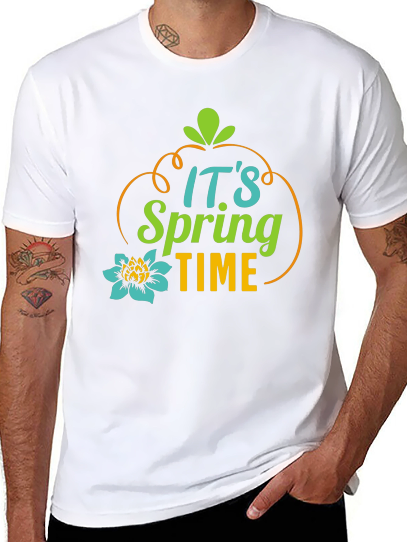 Its Spring Time T-Shirt - Black