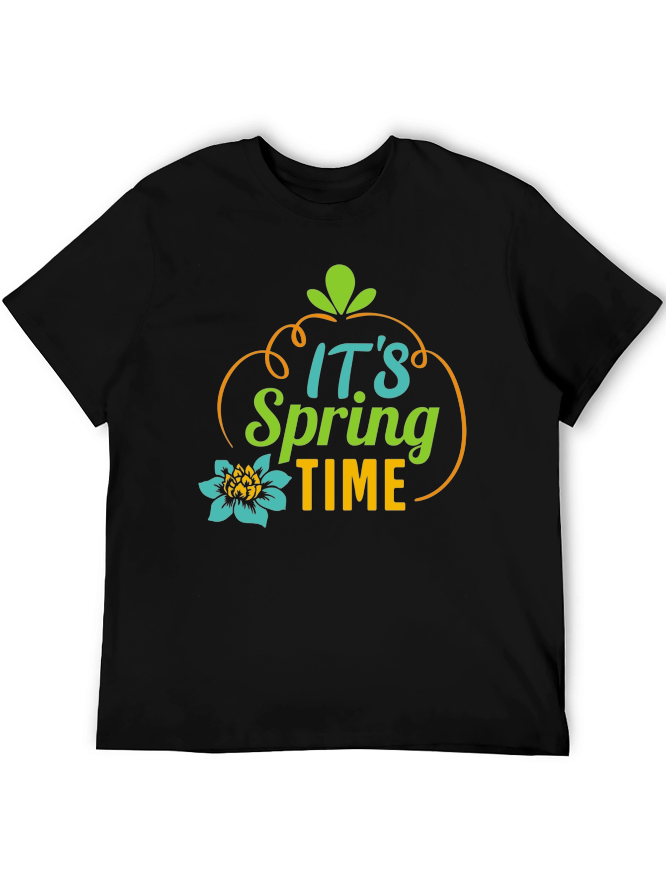 Its Spring Time T-Shirt - Black