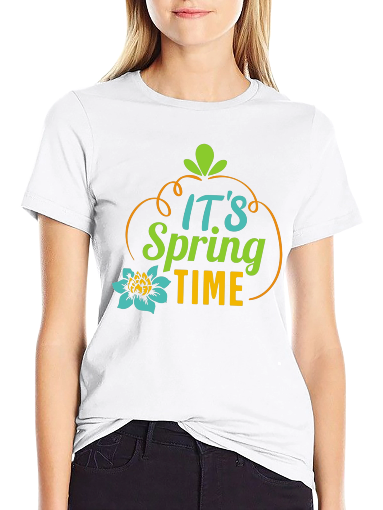 Its Spring Time T-Shirt - Black