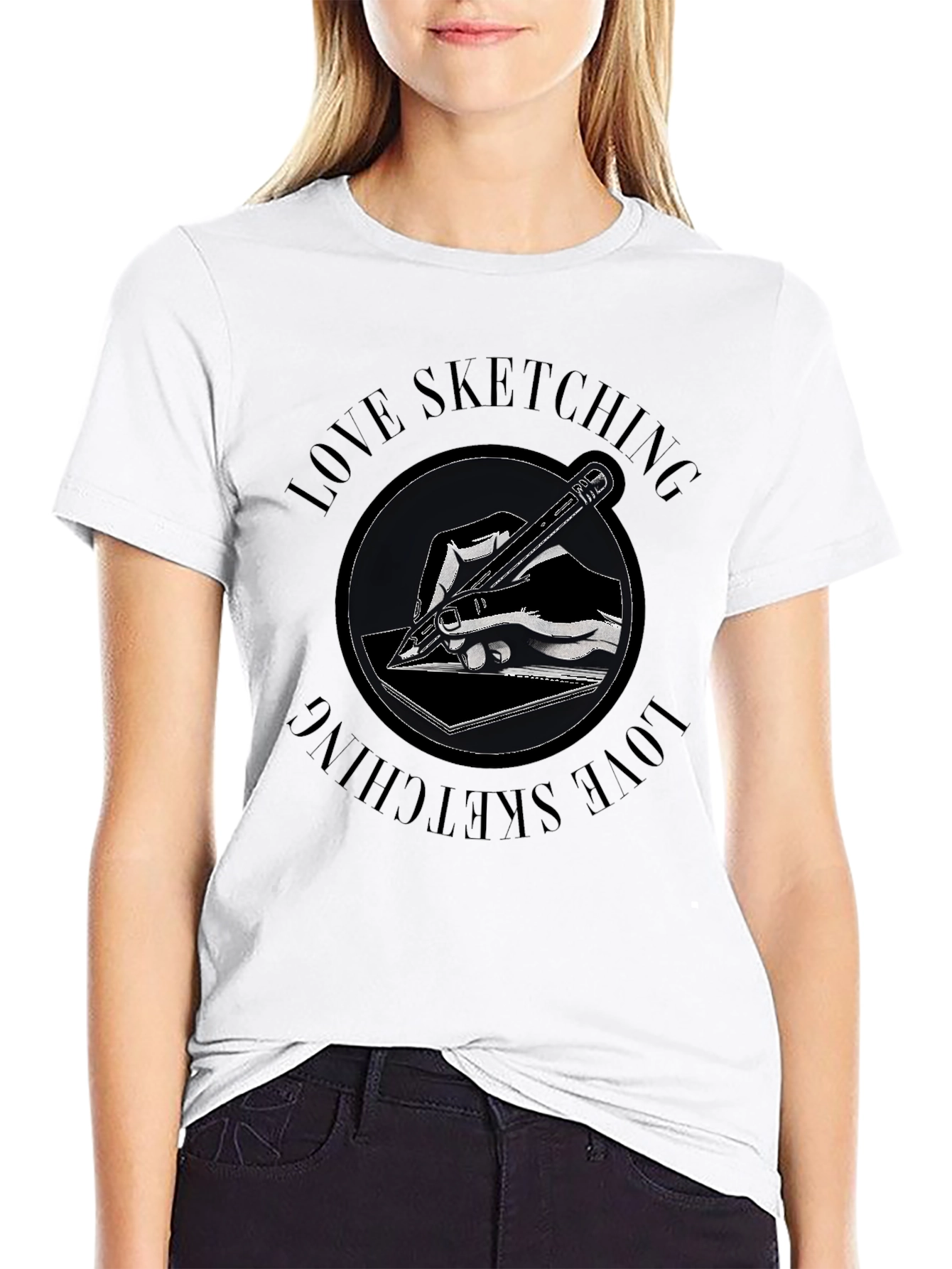 Love Sketching Graphic Tee - Artists T-Shirt