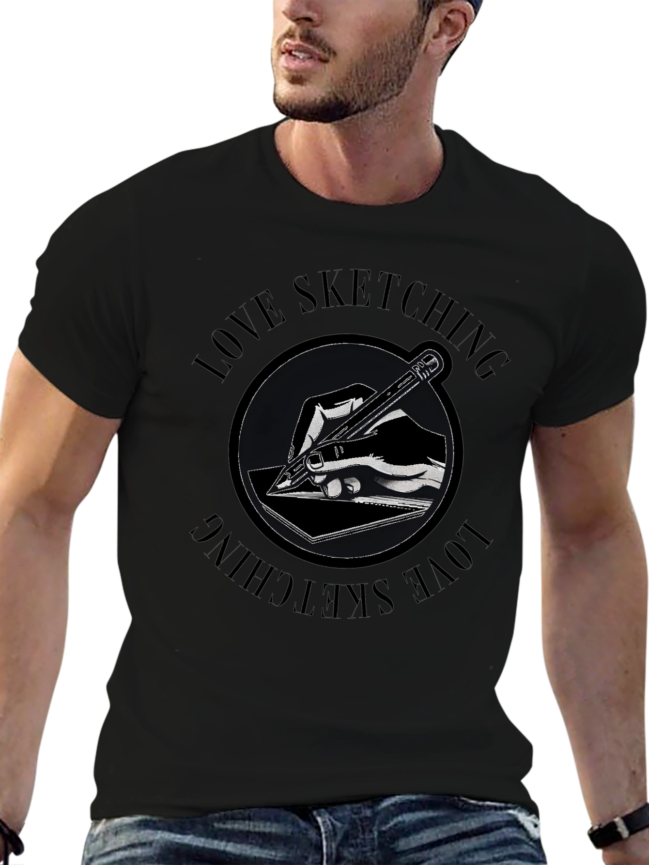 Love Sketching Graphic Tee - Artists T-Shirt