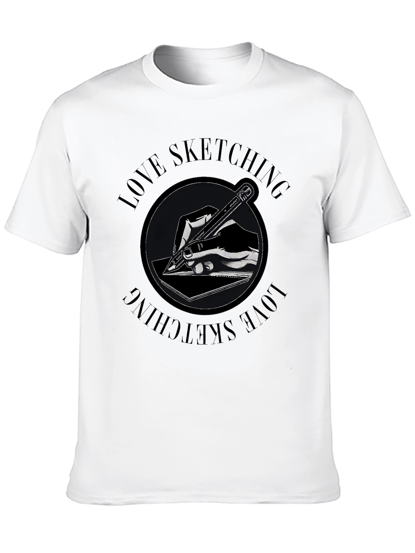 Love Sketching Graphic Tee - Artists T-Shirt