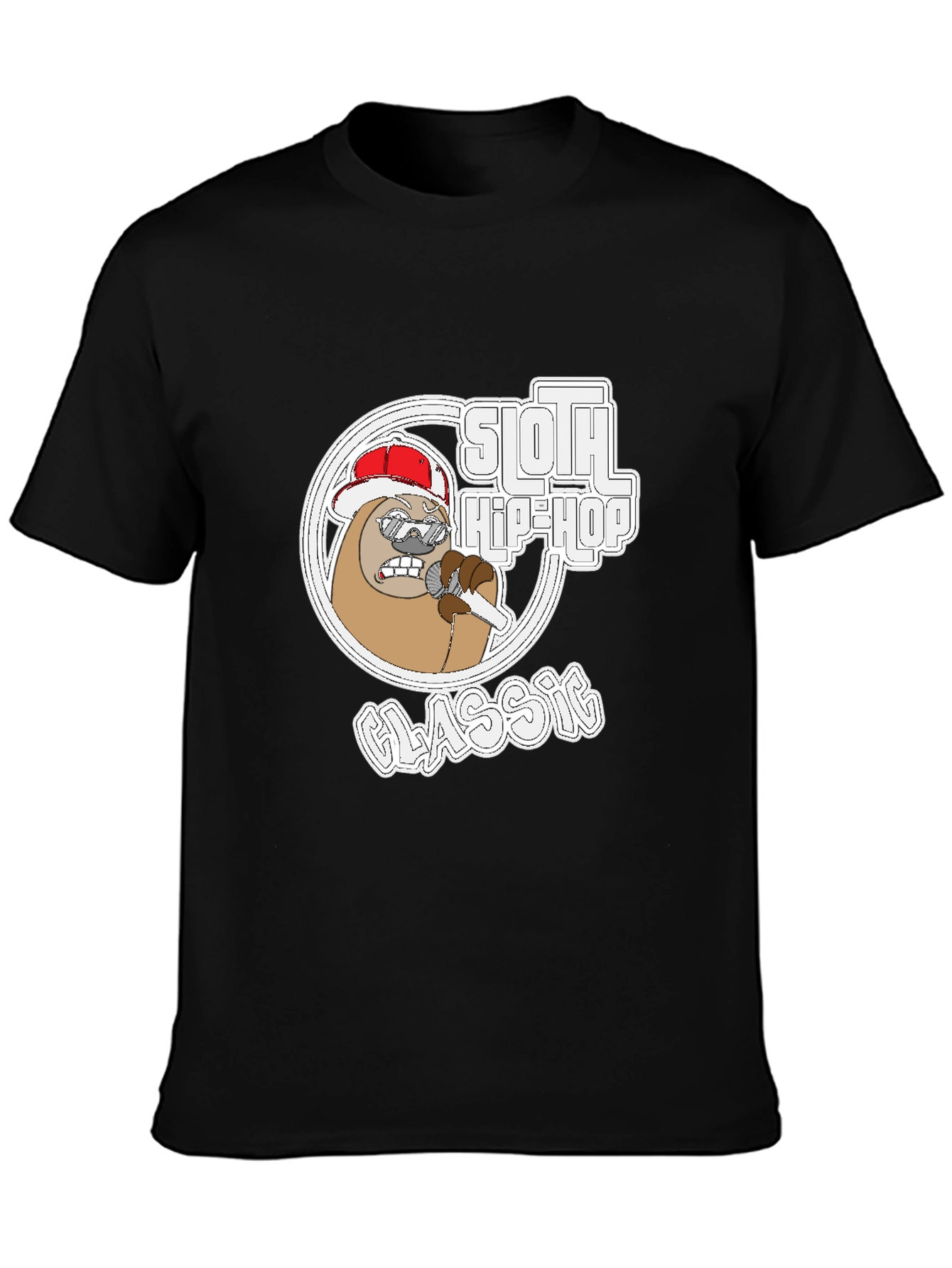 Sloth Hip-Hop Classic Graphic Tee