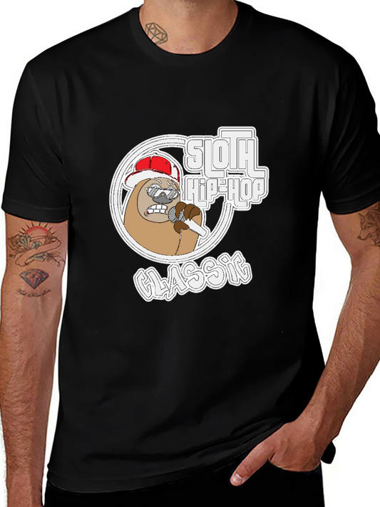 Sloth Hip-Hop Classic Graphic Tee