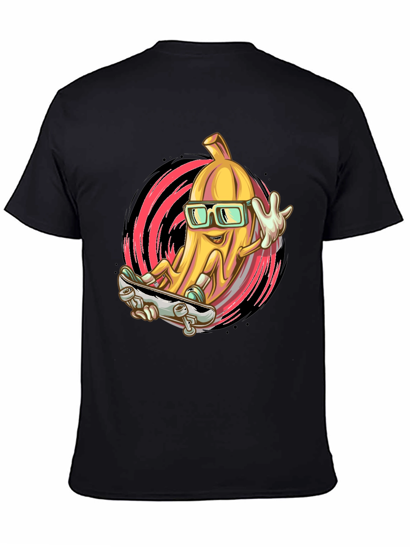 Banana Skateboard T-Shirt - Cool Fruit Design