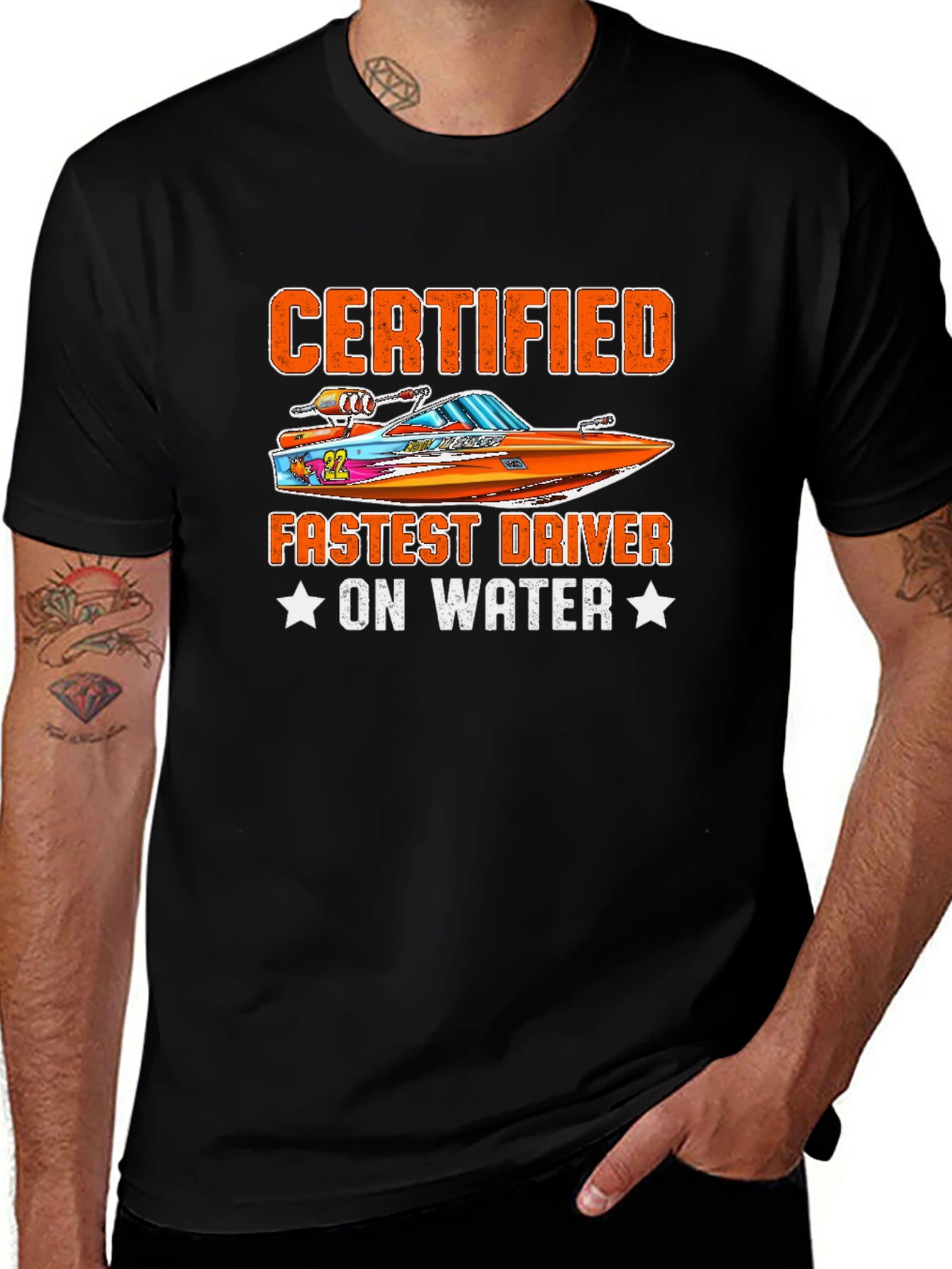 Certified Fastest Driver On Water T-Shirt