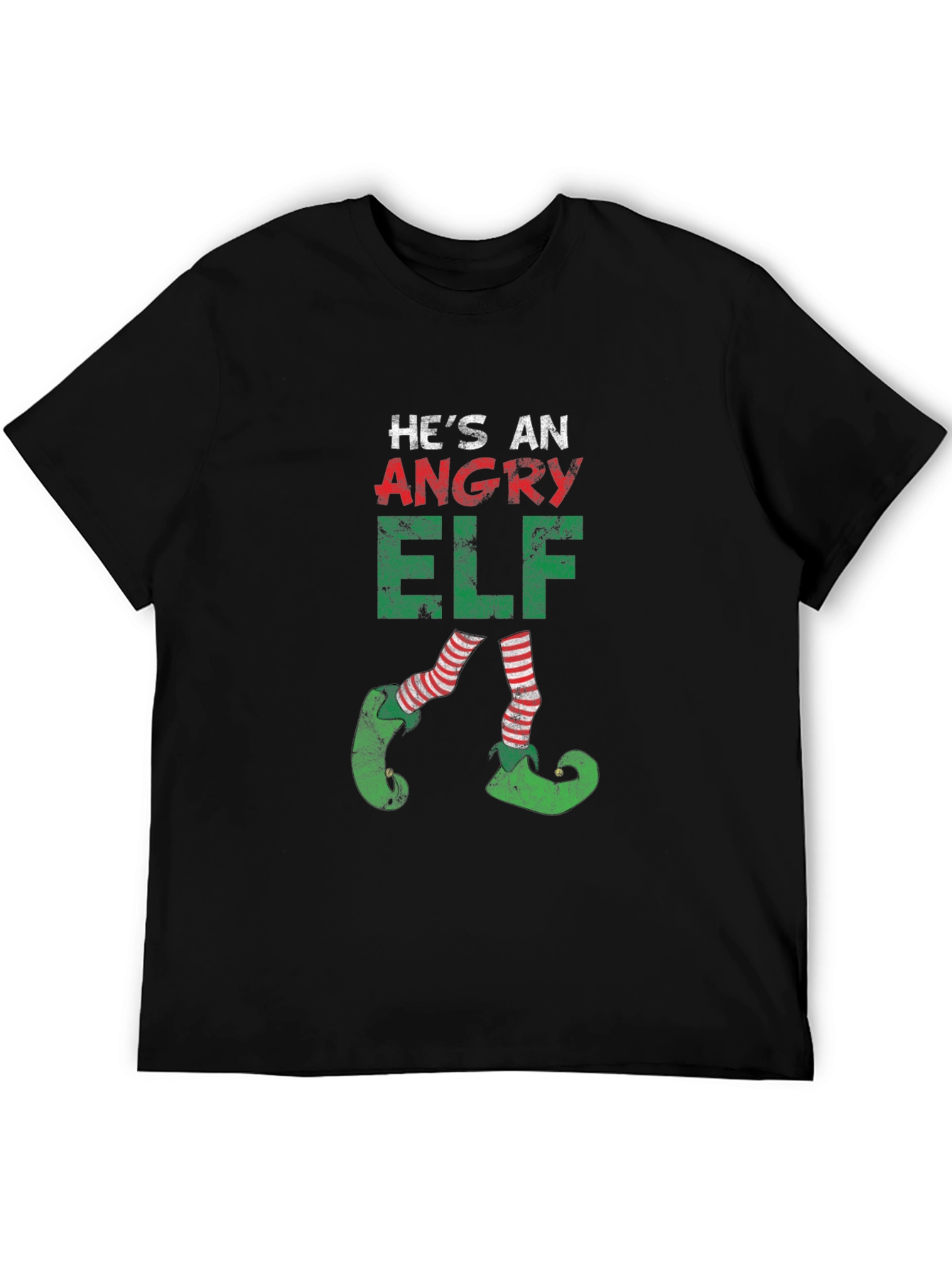 Angry Elf Christmas T-Shirt