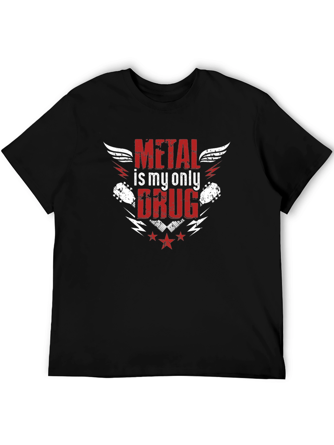 Metal is My Only Drug T-Shirt - Black