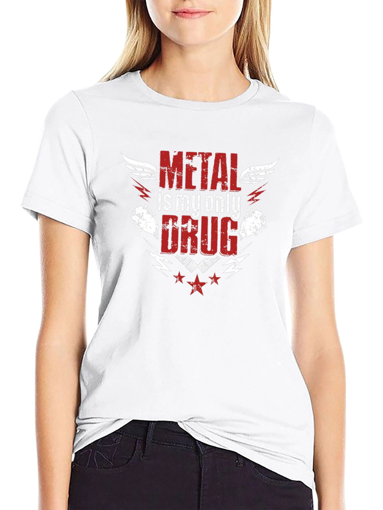 Metal is My Only Drug T-Shirt - Black
