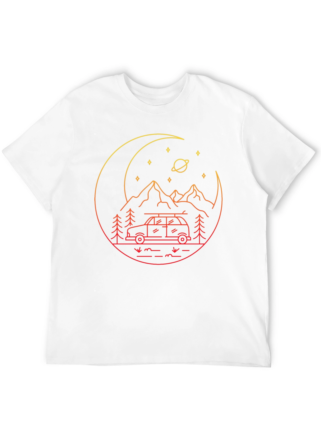 Retro Adventure Graphic Tee - Black