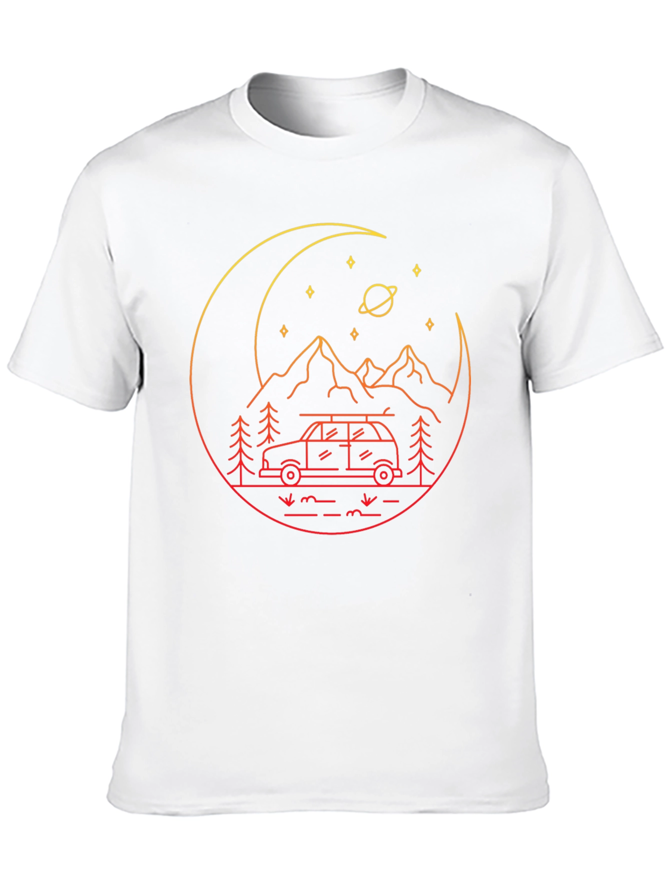 Retro Adventure Graphic Tee - Black